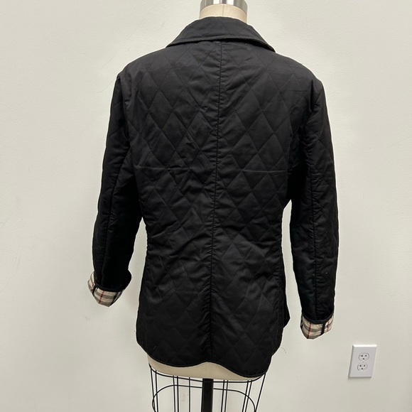 BURBERRY London Ladies Black Diamond Jacket sz US S. - Picture 2 of 7